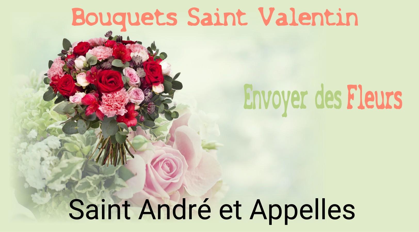 Roses de Saint-Valentin livrées à Saint-André-et-Appelles